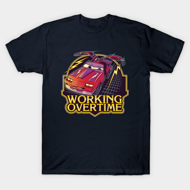 Working overtime T-Shirt by poopsmoothie